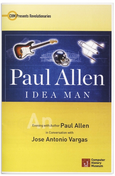 Paul Allen Signed First Edition of His Memoir ''Idea Man'' -- Uninscribed